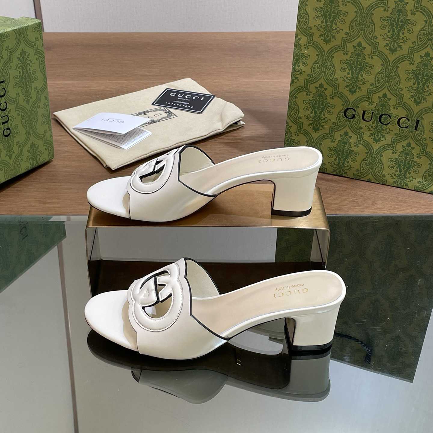 Gucci Women's Interlocking G Slide Sandal  - PerfectKickZ
