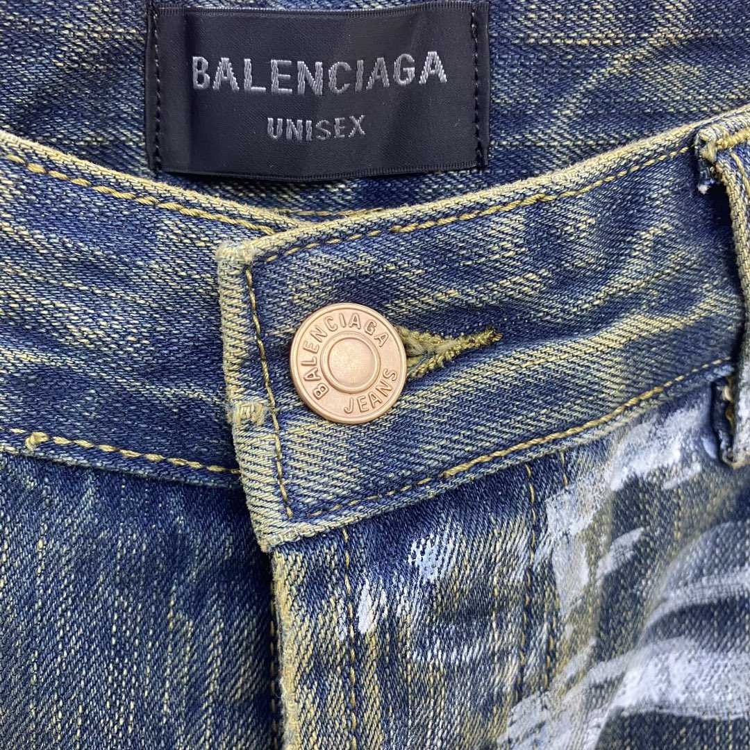 Balenciaga  Graffiti Baggy Jeans - PerfectKickZ