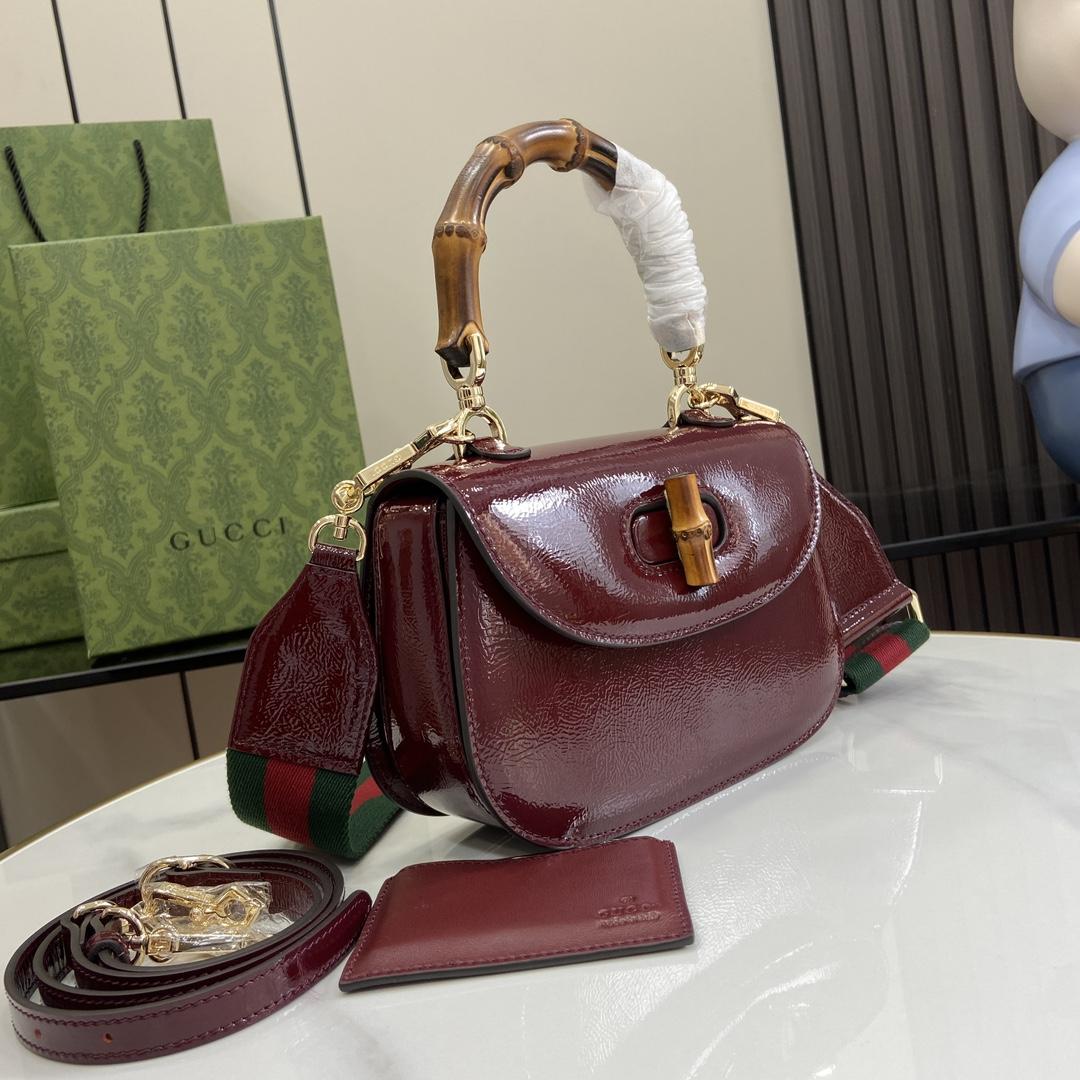 Gucci Bamboo 1947 Small Top Handle Bag   - PerfectKickZ