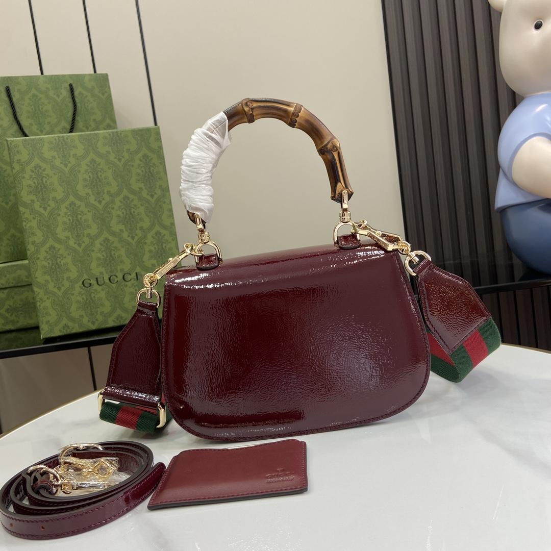 Gucci Bamboo 1947 Small Top Handle Bag   - PerfectKickZ