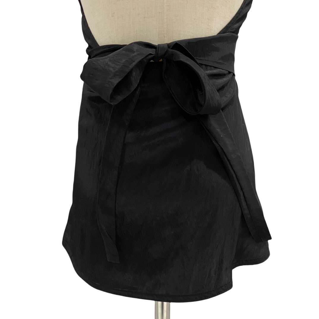 Rick Owens Laura Satin Wrap Top - PerfectKickZ