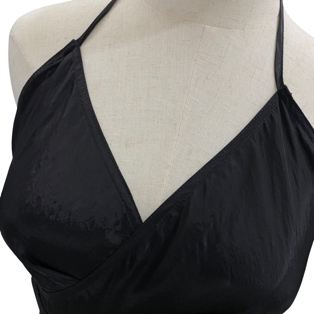 Rick Owens Laura Satin Wrap Top - PerfectKickZ
