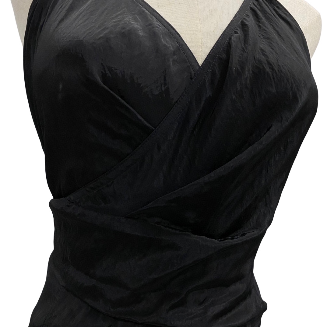 Rick Owens Laura Satin Wrap Top - PerfectKickZ