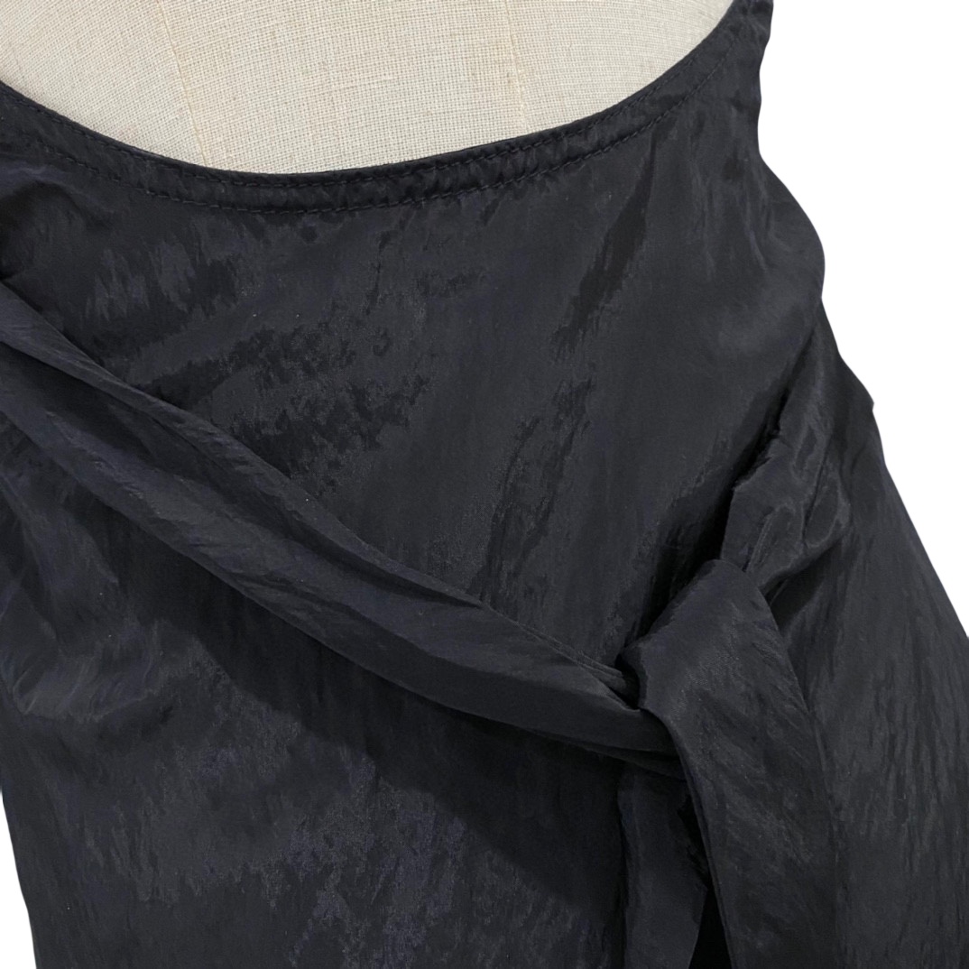 Rick Owens Laura Satin Wrap Top - PerfectKickZ