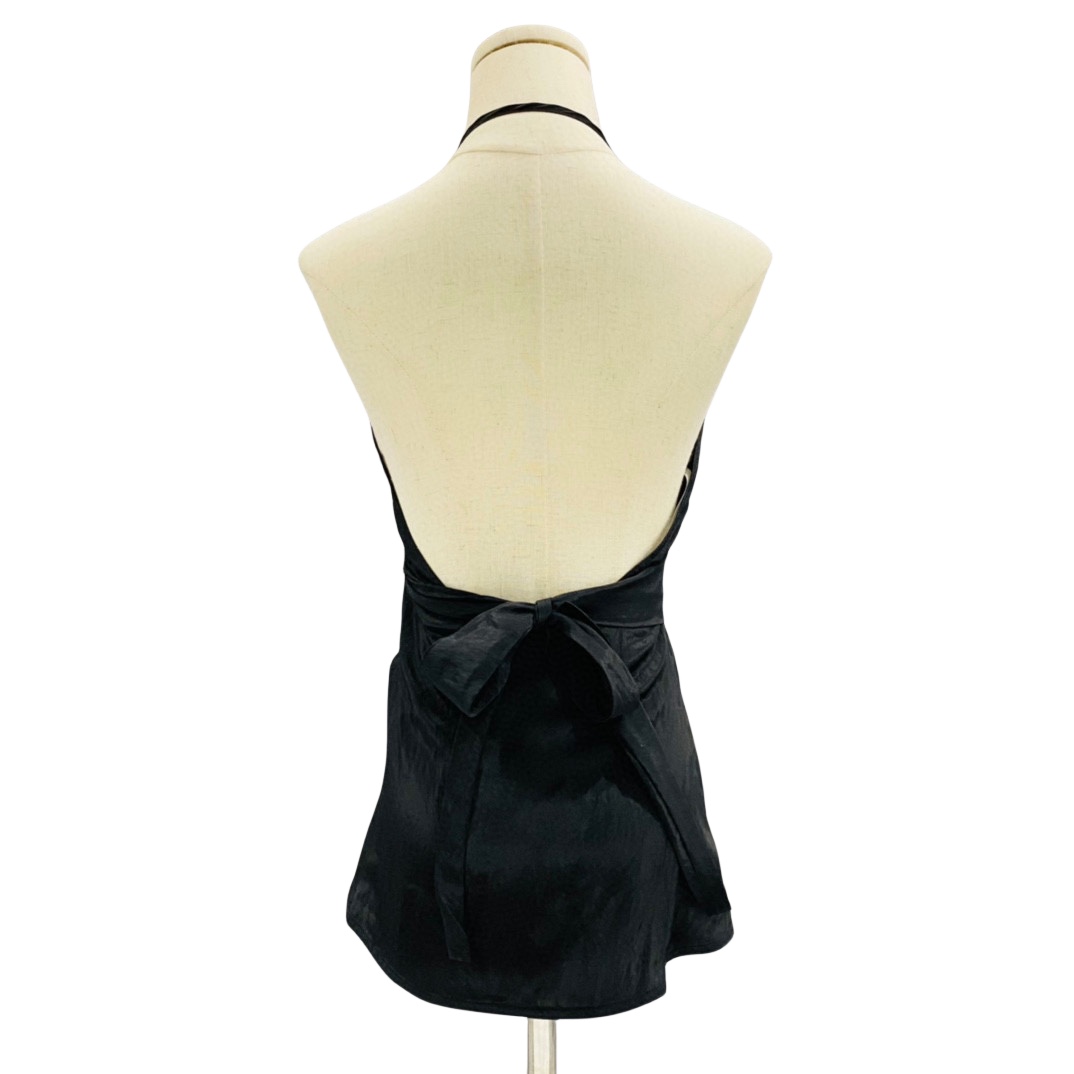 Rick Owens Laura Satin Wrap Top - PerfectKickZ