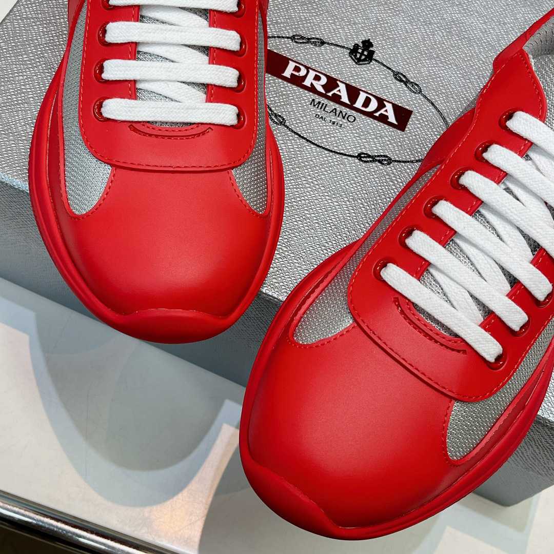 Prada America's Cup Soft Rubber And Bike Fabric Sneakers - PerfectKickZ