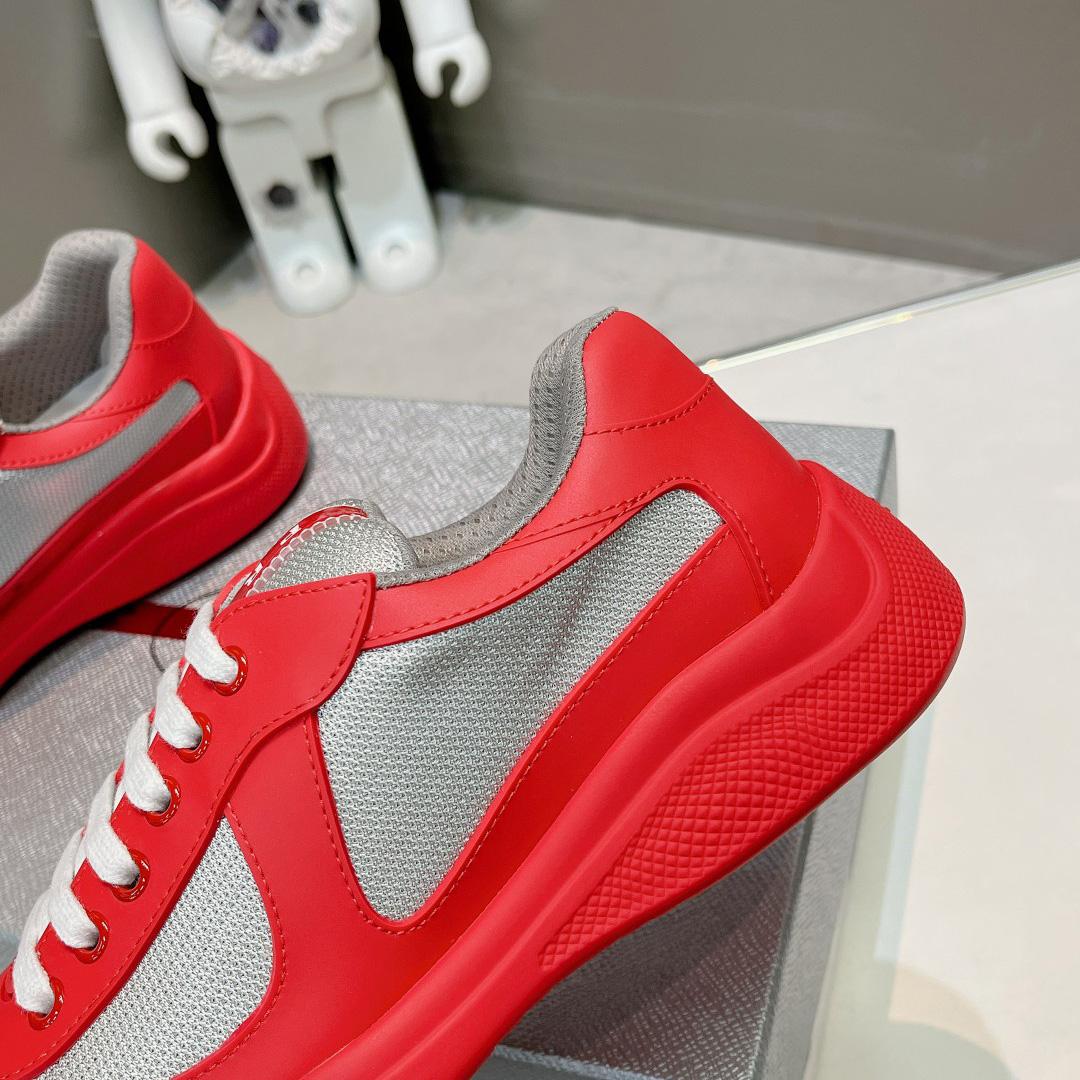 Prada America's Cup Soft Rubber And Bike Fabric Sneakers - PerfectKickZ