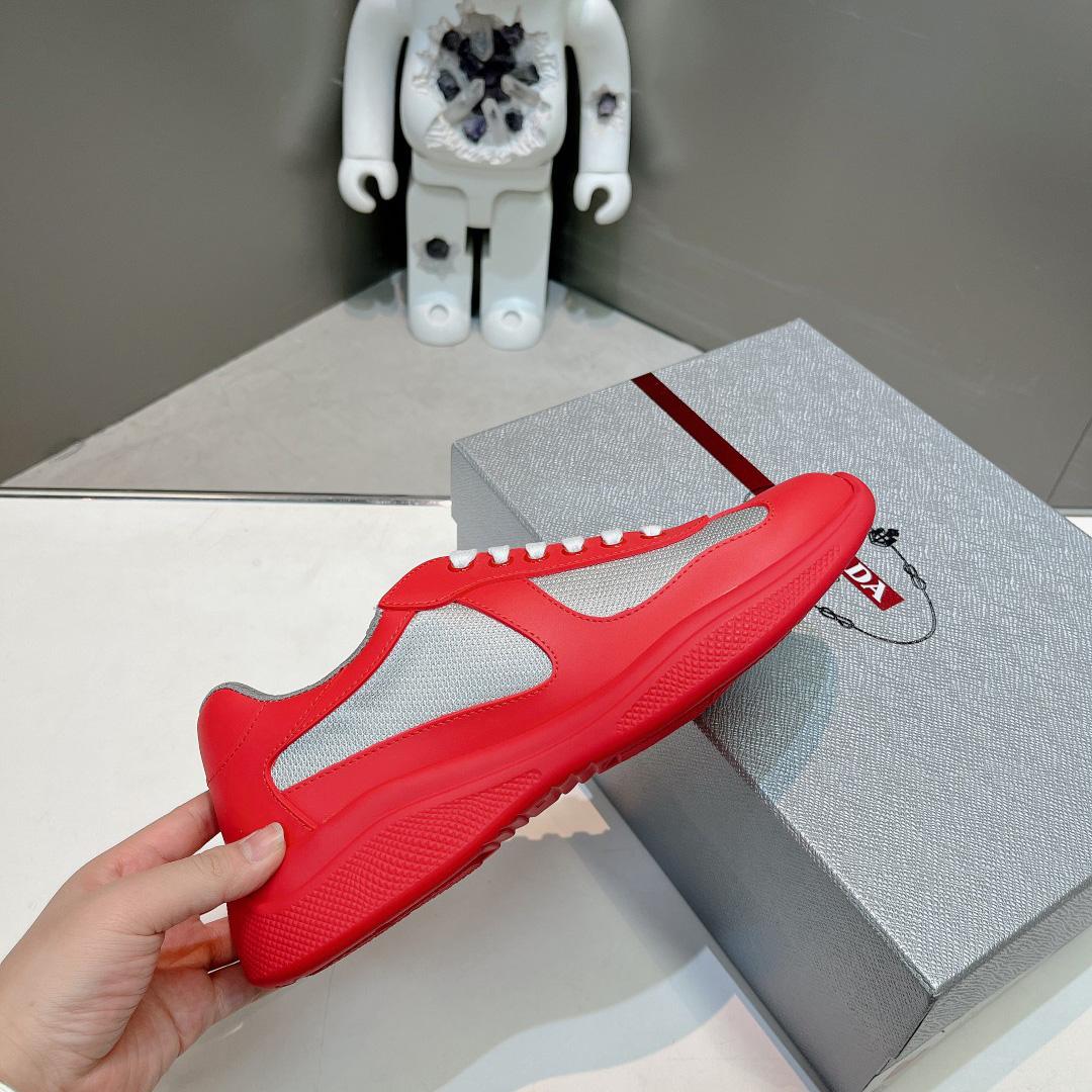 Prada America's Cup Soft Rubber And Bike Fabric Sneakers - PerfectKickZ