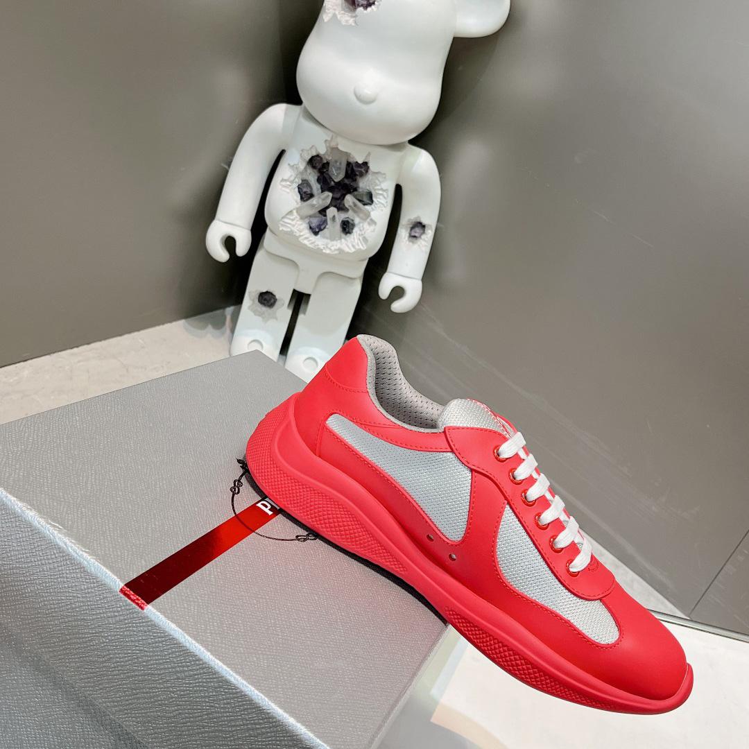 Prada America's Cup Soft Rubber And Bike Fabric Sneakers - PerfectKickZ