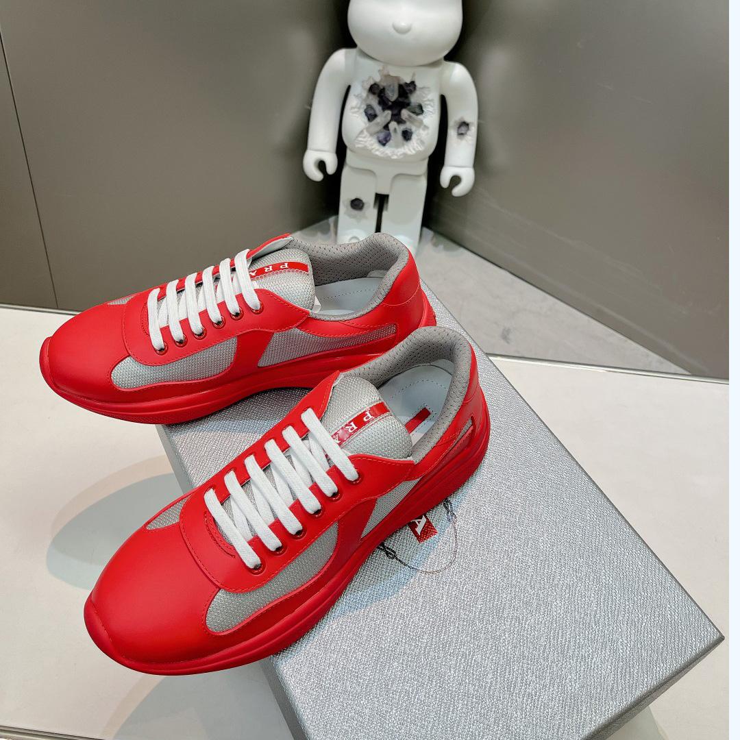 Prada America's Cup Soft Rubber And Bike Fabric Sneakers - PerfectKickZ