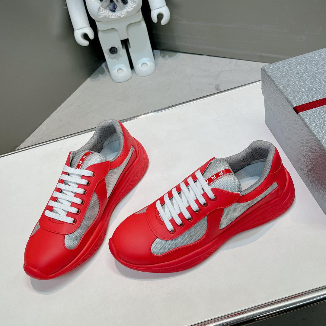 Prada America's Cup Soft Rubber And Bike Fabric Sneakers - PerfectKickZ