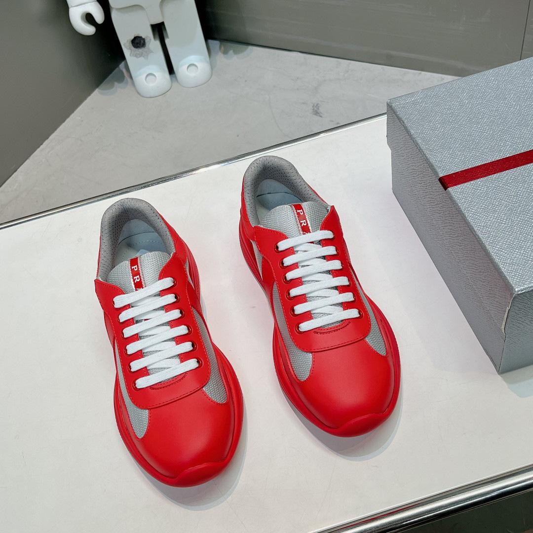 Prada America's Cup Soft Rubber And Bike Fabric Sneakers - PerfectKickZ