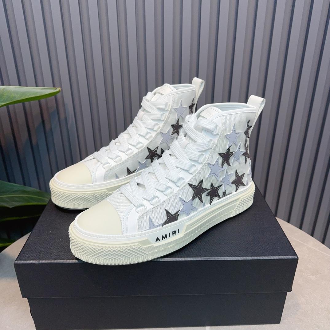 Amiri Stars High-top Sneakers - PerfectKickZ
