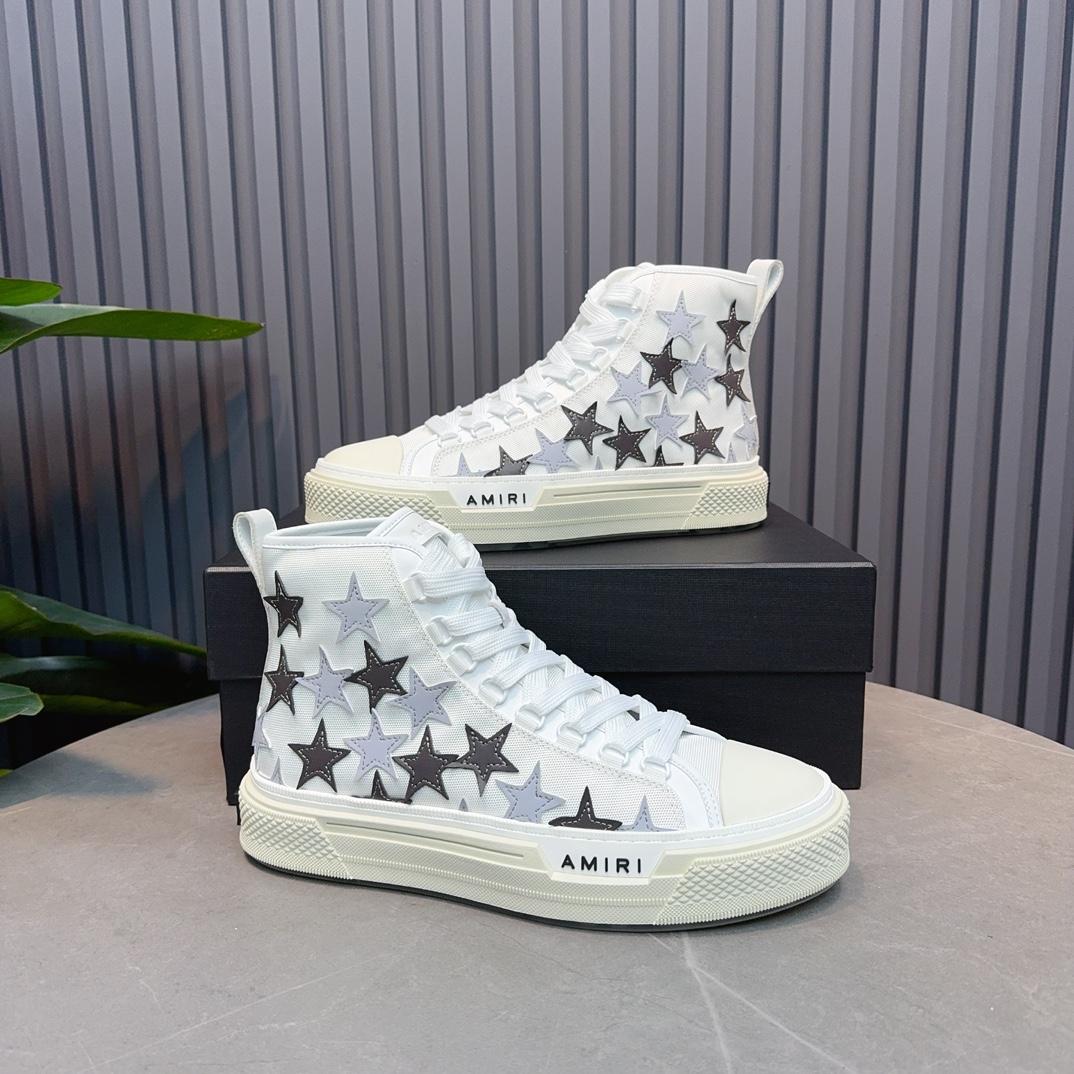 Amiri Stars High-top Sneakers - PerfectKickZ