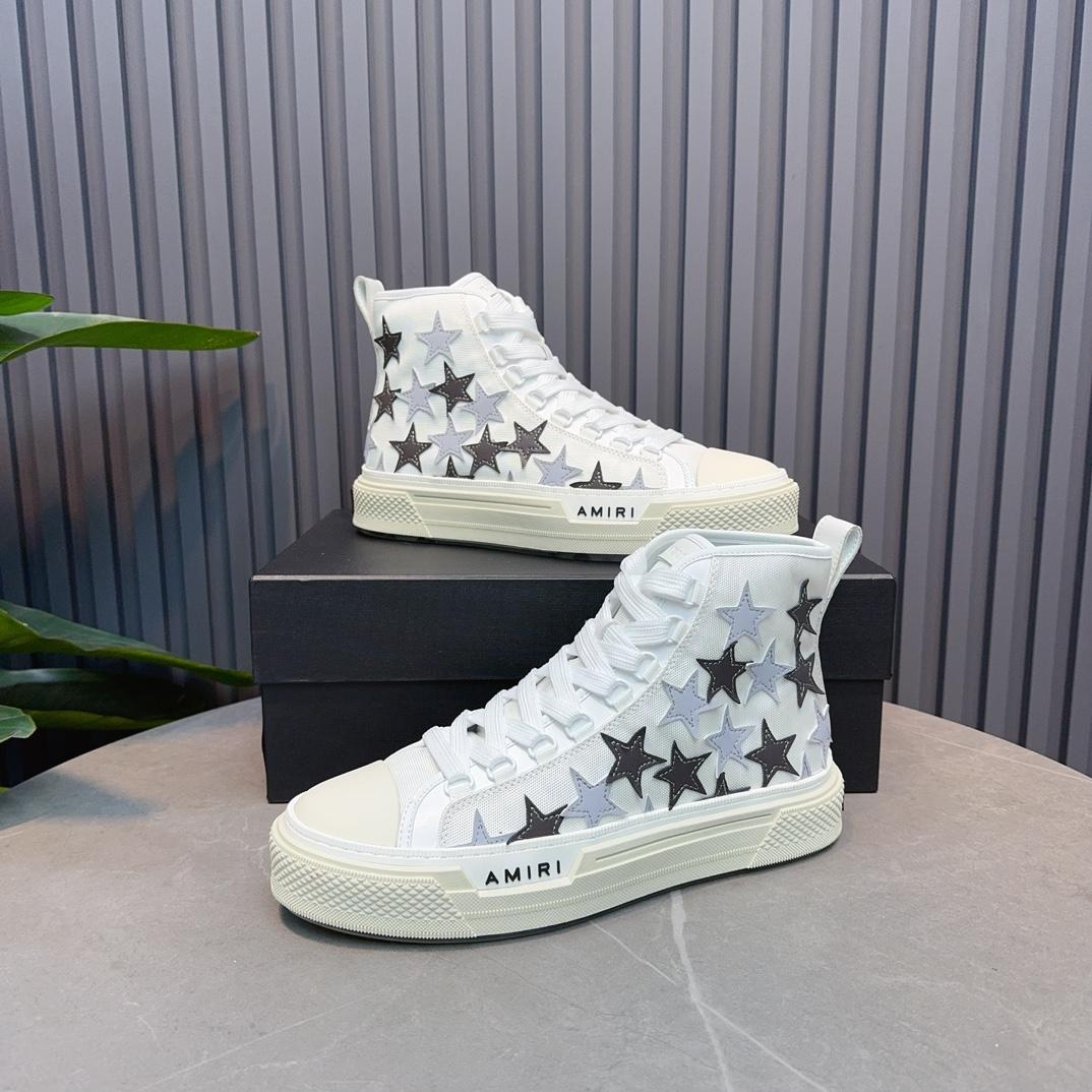Amiri Stars High-top Sneakers - PerfectKickZ