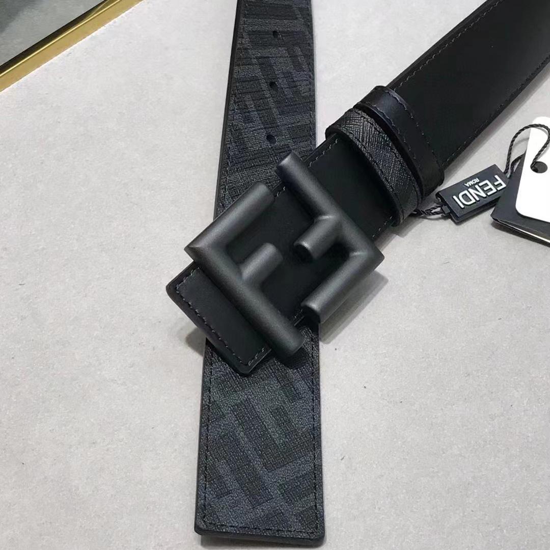 Fendi FF Logo-buckle Leather Belt - PerfectKickZ