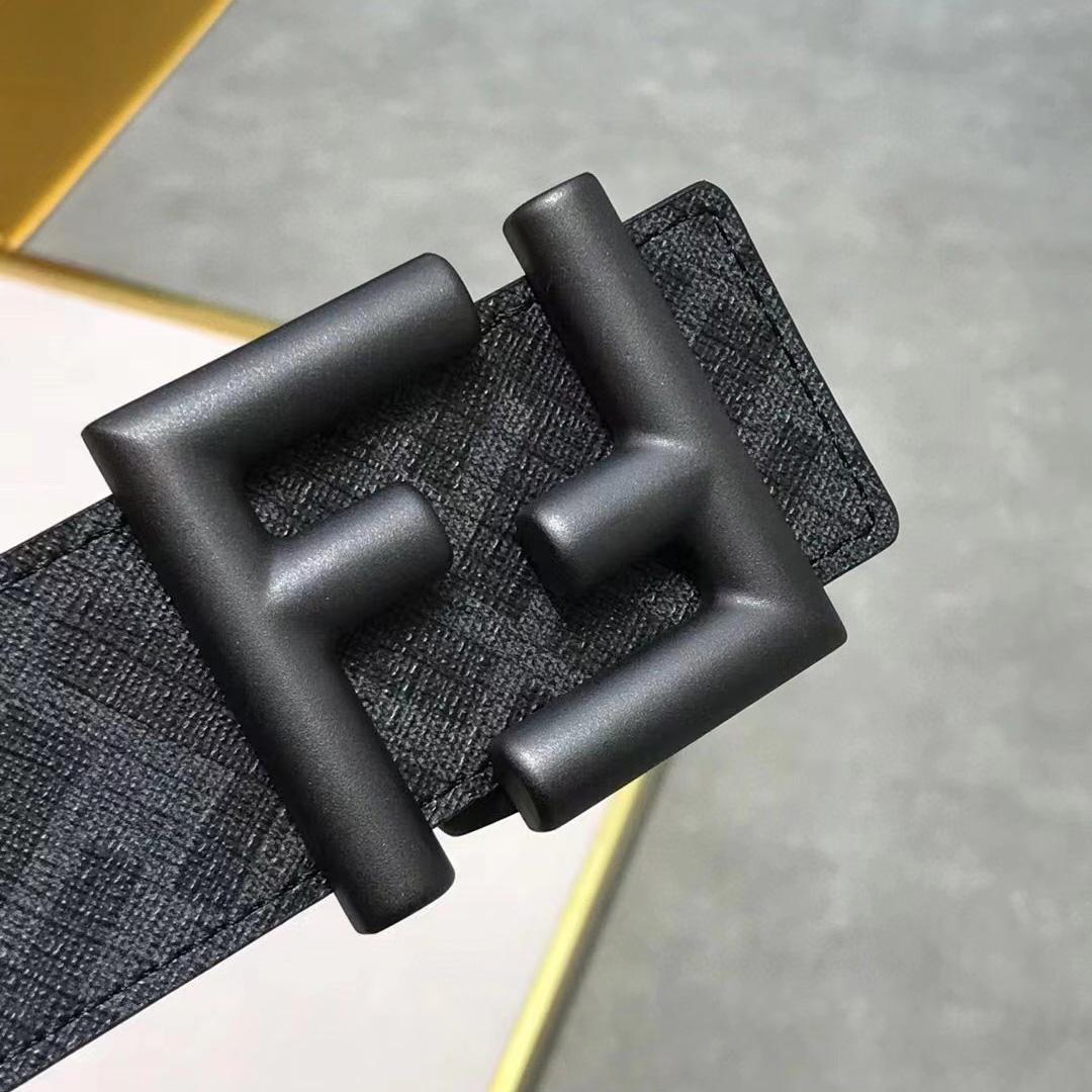 Fendi FF Logo-buckle Leather Belt - PerfectKickZ