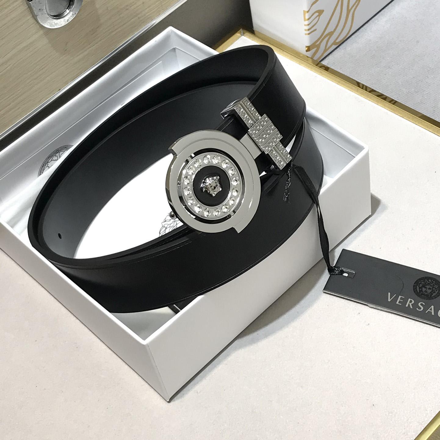 Versace Leather Belt   35mm - PerfectKickZ