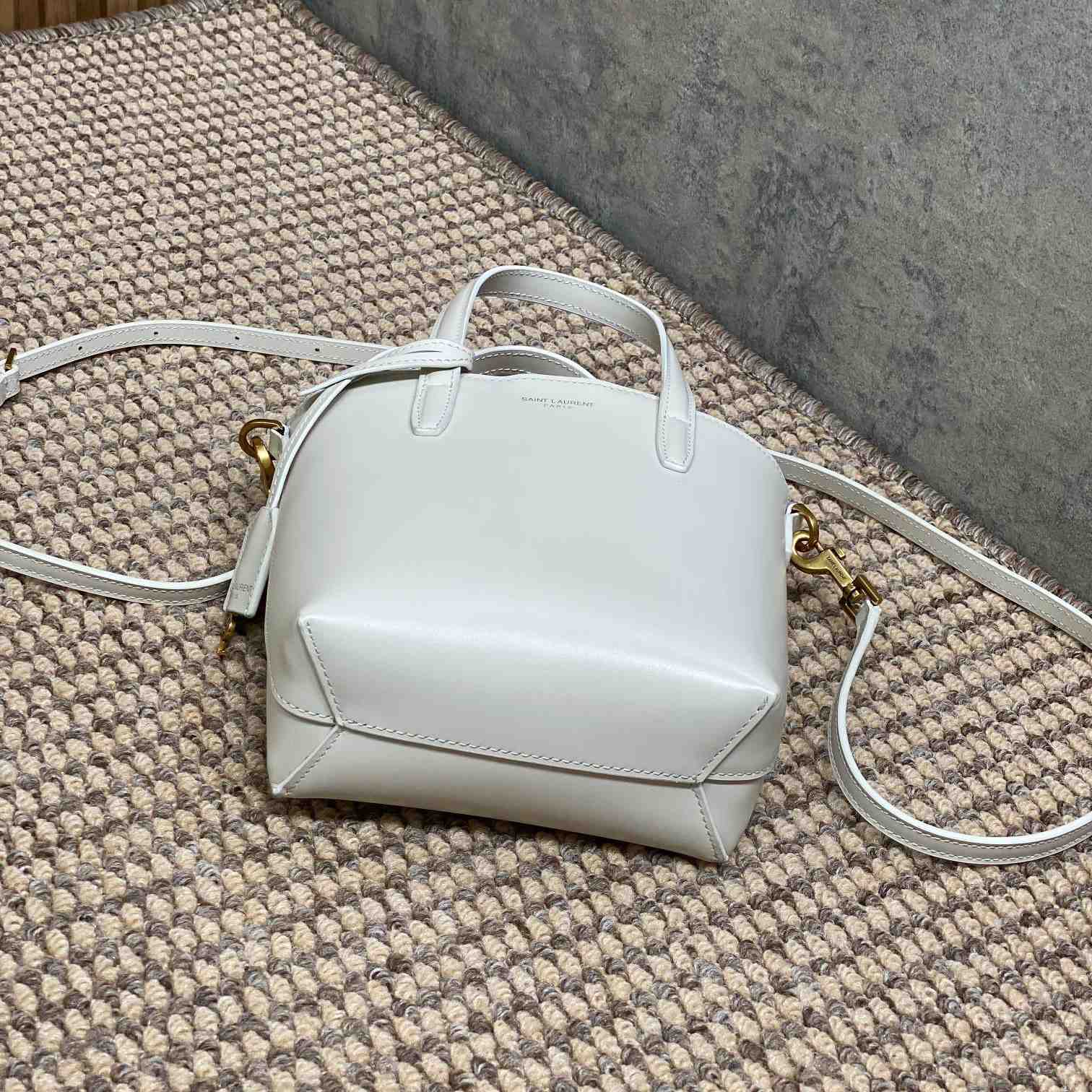 Saint Laurent Mini Toy Shopping Saint Laurent In Box Leather - PerfectKickZ