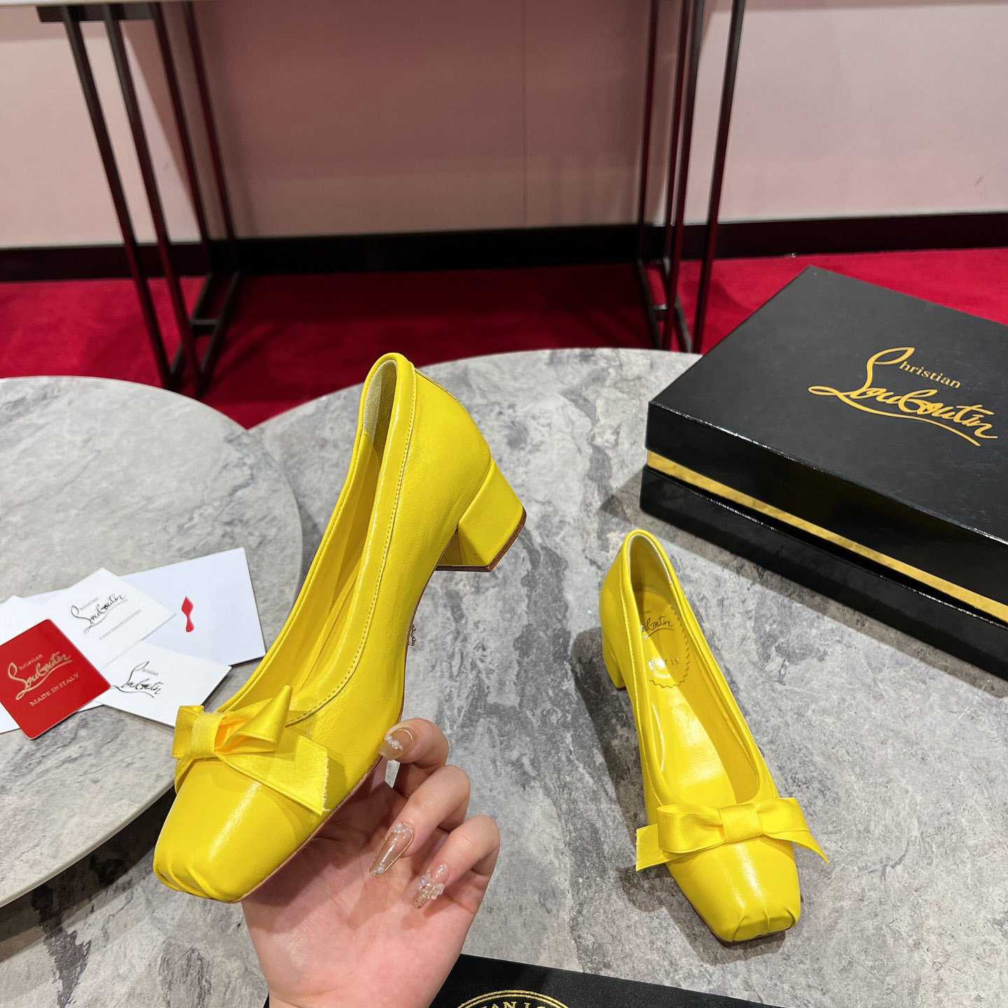 Christian Louboutin Mamaflirt 30mm Ballerinas - PerfectKickZ
