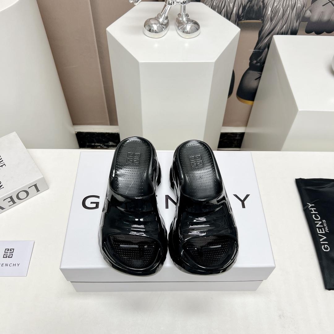Givenchy Marshmallow Wedge Sandals In Rubber - PerfectKickZ