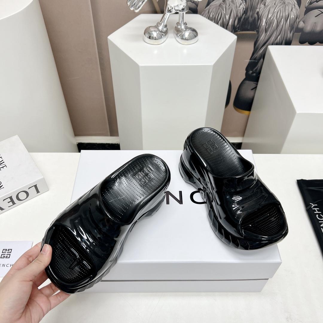 Givenchy Marshmallow Wedge Sandals In Rubber - PerfectKickZ
