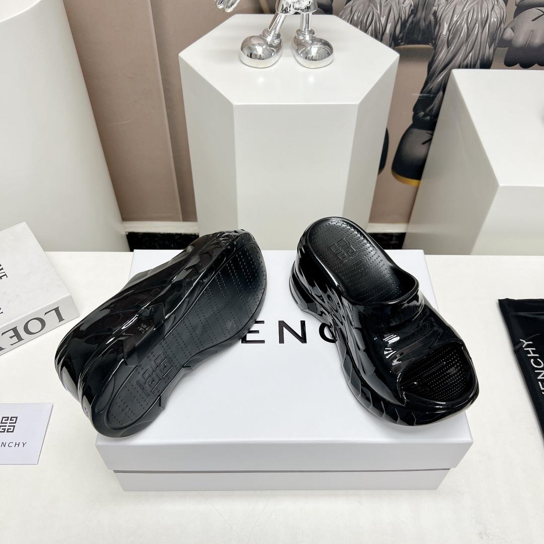 Givenchy Marshmallow Wedge Sandals In Rubber - PerfectKickZ
