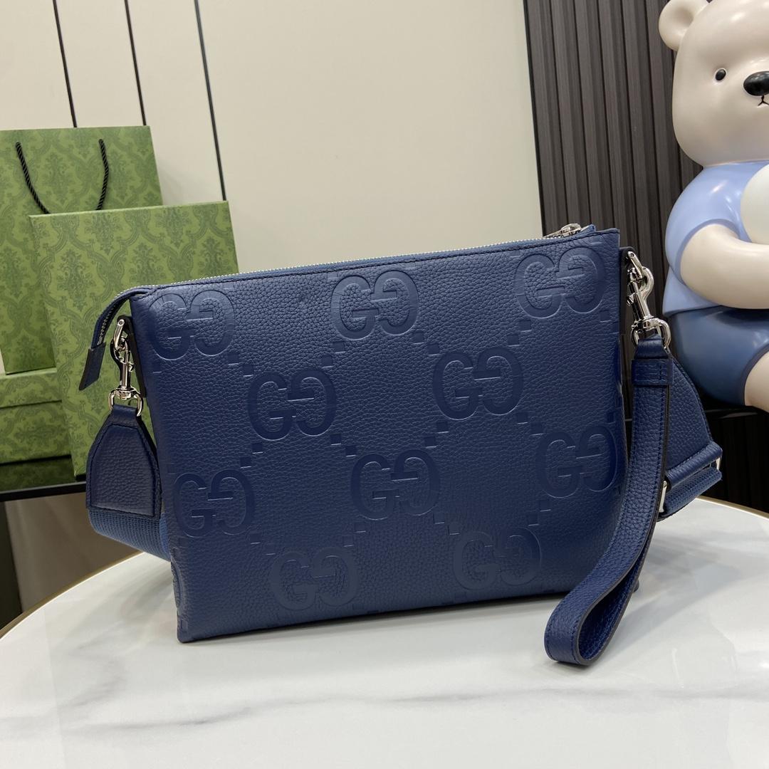 Gucci Jumbo GG Medium Messenger Bag - PerfectKickZ