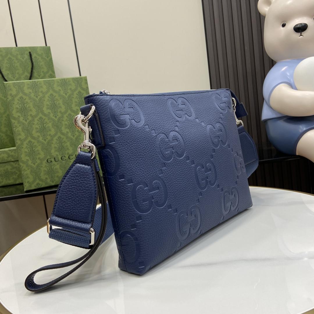 Gucci Jumbo GG Medium Messenger Bag - PerfectKickZ