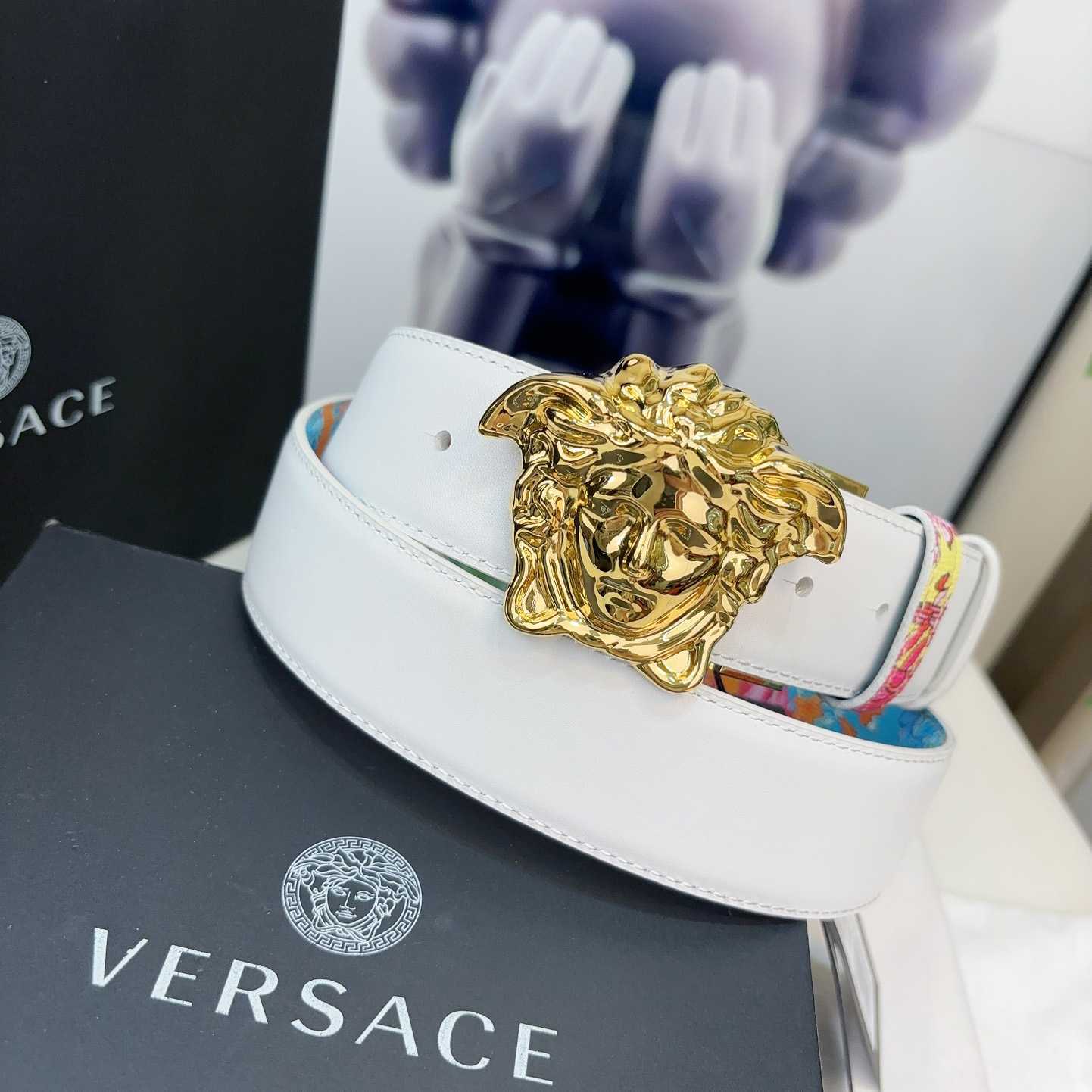 Versace Leather Waist Belt    40mm - PerfectKickZ