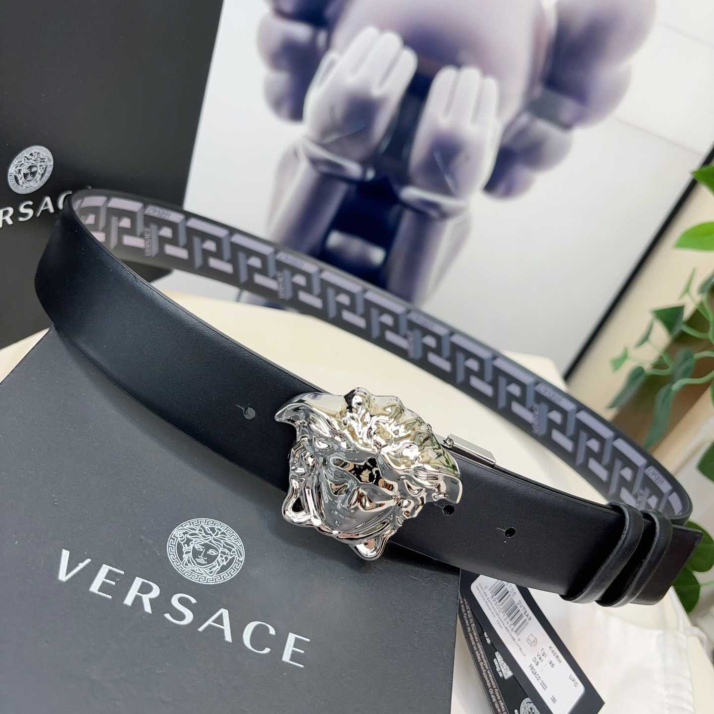 Versace Reversible Leather Belt    40mm - PerfectKickZ