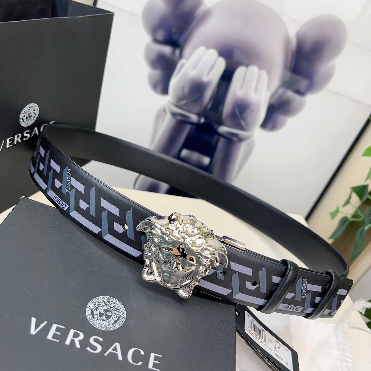 Versace Reversible Leather Belt    40mm - PerfectKickZ