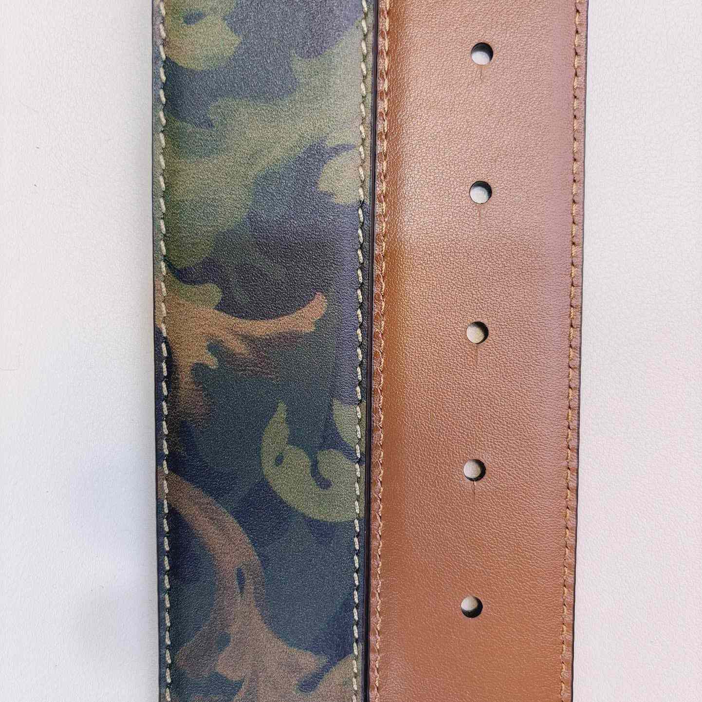 Versace La Medusa Logo-buckle Barocco-print Belt   40mm - PerfectKickZ