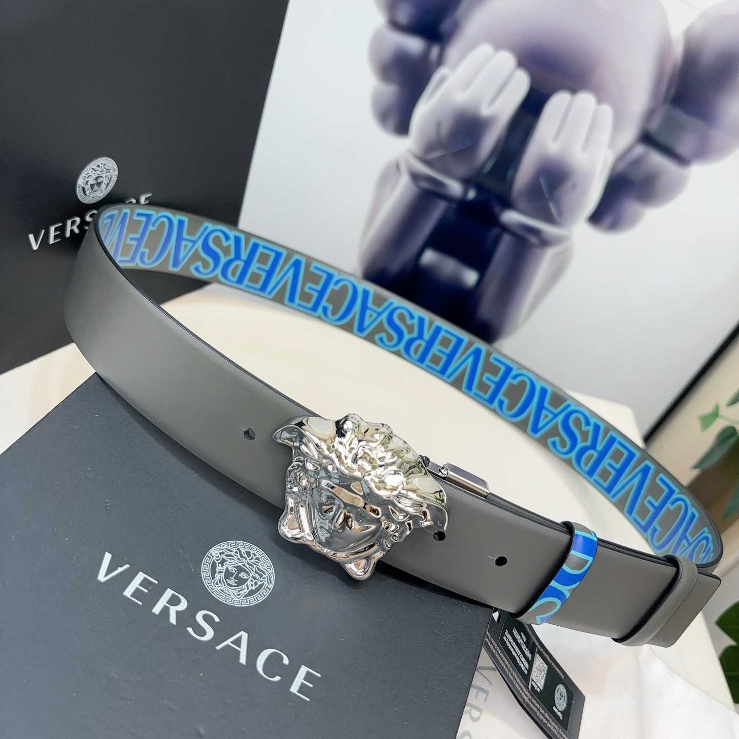 Versace Leather Belt   40mm - PerfectKickZ