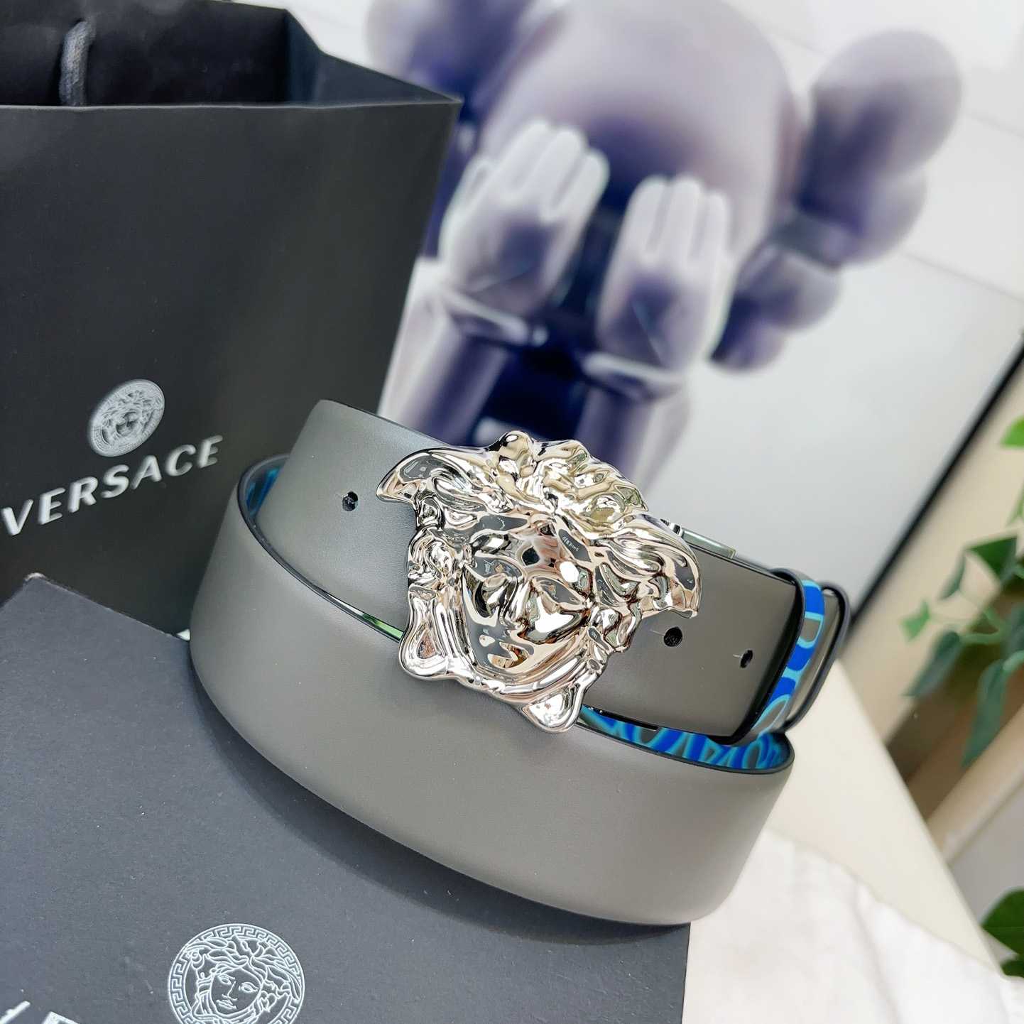Versace Leather Belt   40mm - PerfectKickZ