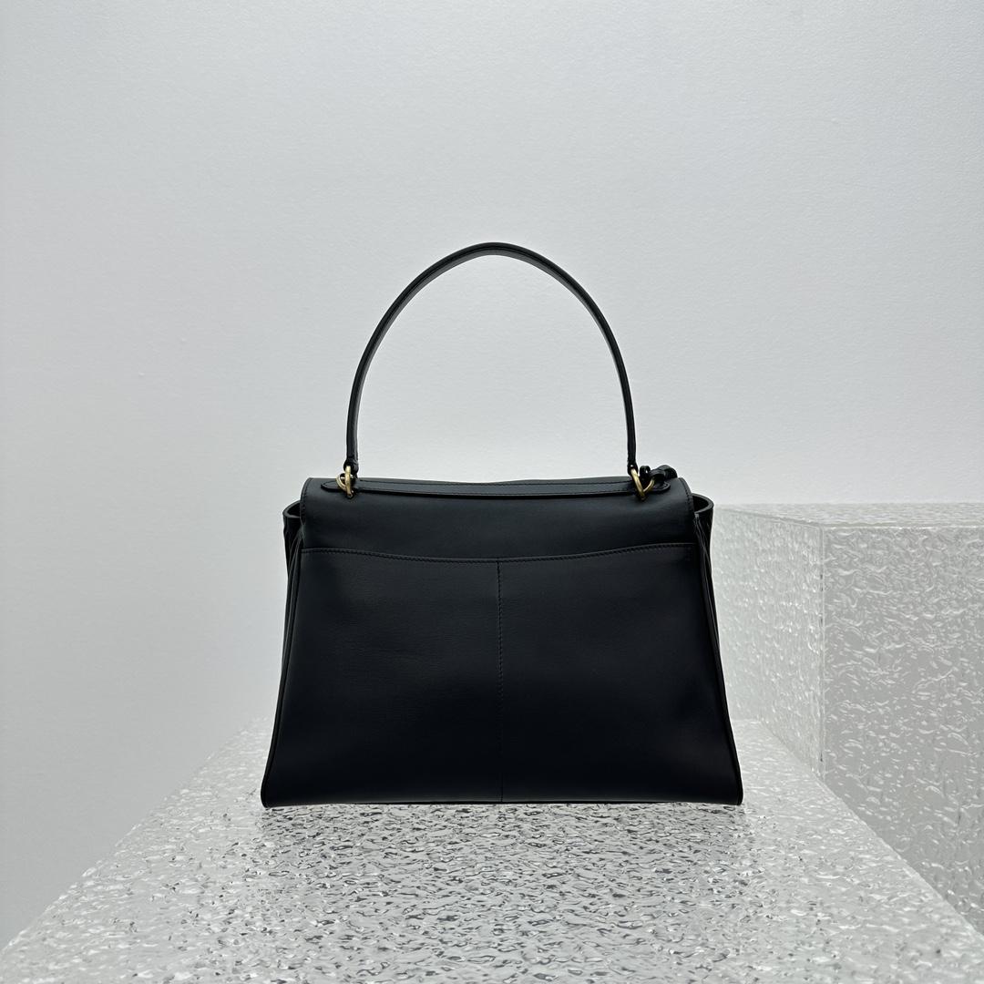 Balenciaga Rodeo Medium Handbag In Black - PerfectKickZ