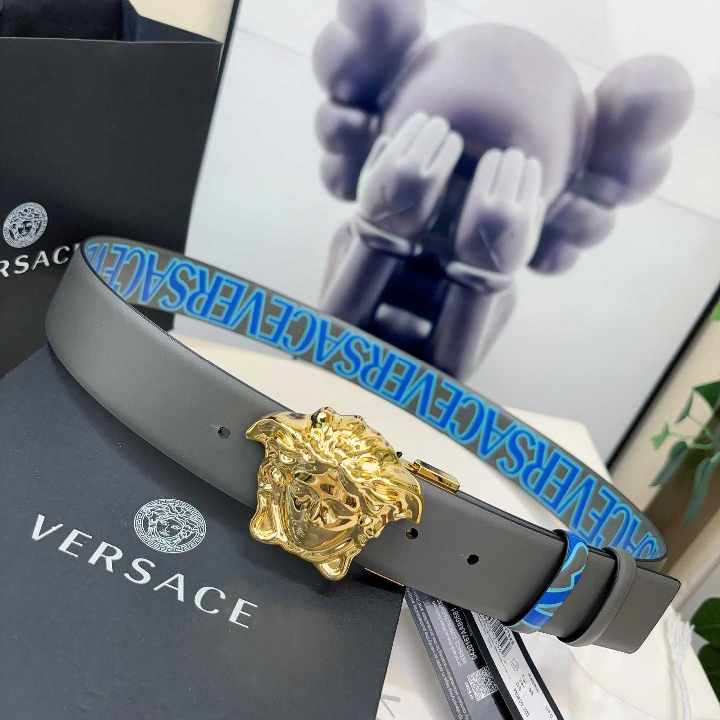 Versace Leather Belt   40mm - PerfectKickZ