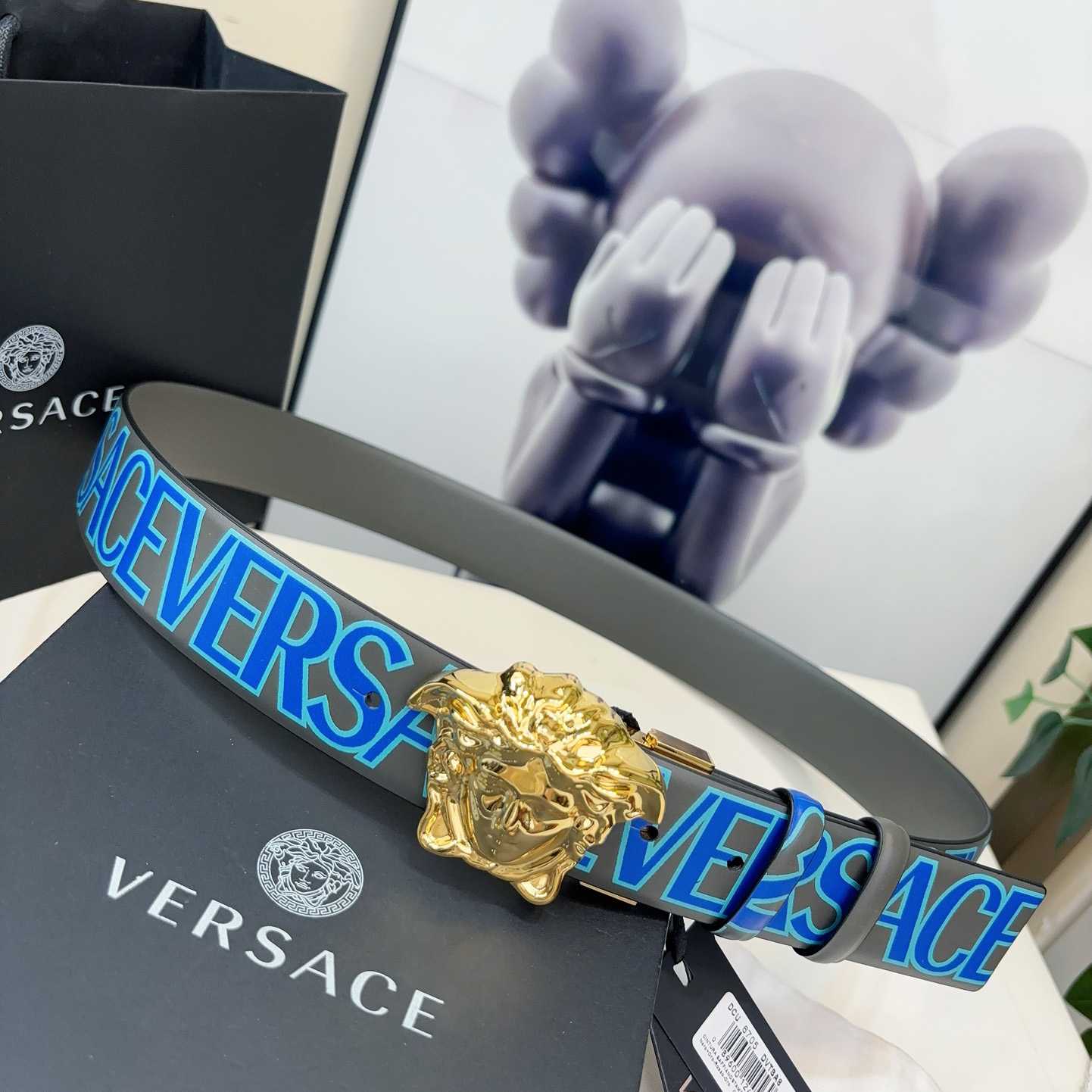 Versace Leather Belt   40mm - PerfectKickZ