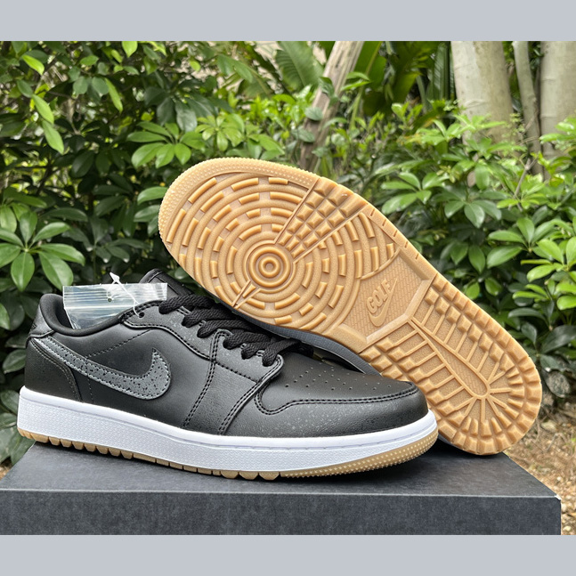Jordan Air Jordan 1 Low Golf “Black Gum” Sneakers     DD9315-005 - PerfectKickZ
