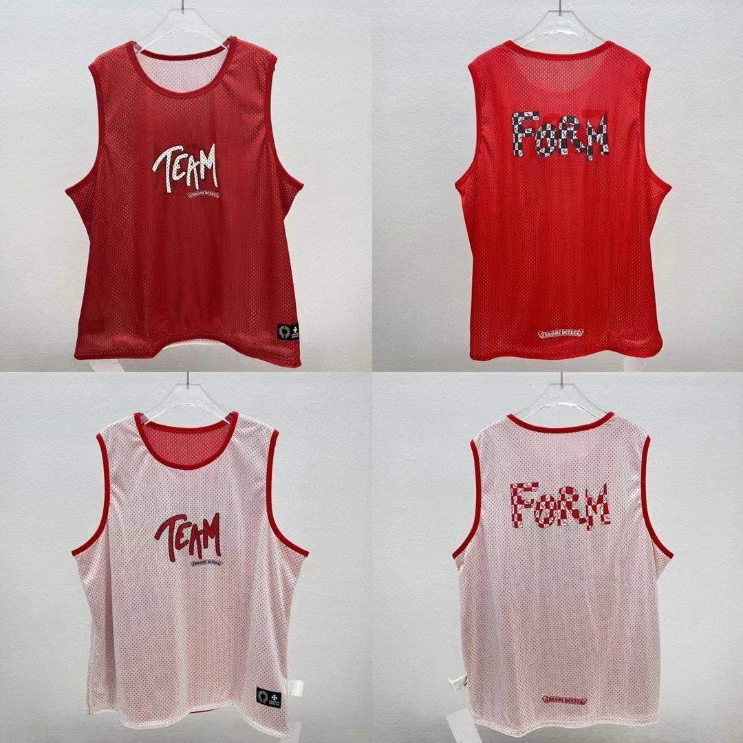 Chrome Hearts Mesh Reversible Sleeveless Jersey - PerfectKickZ