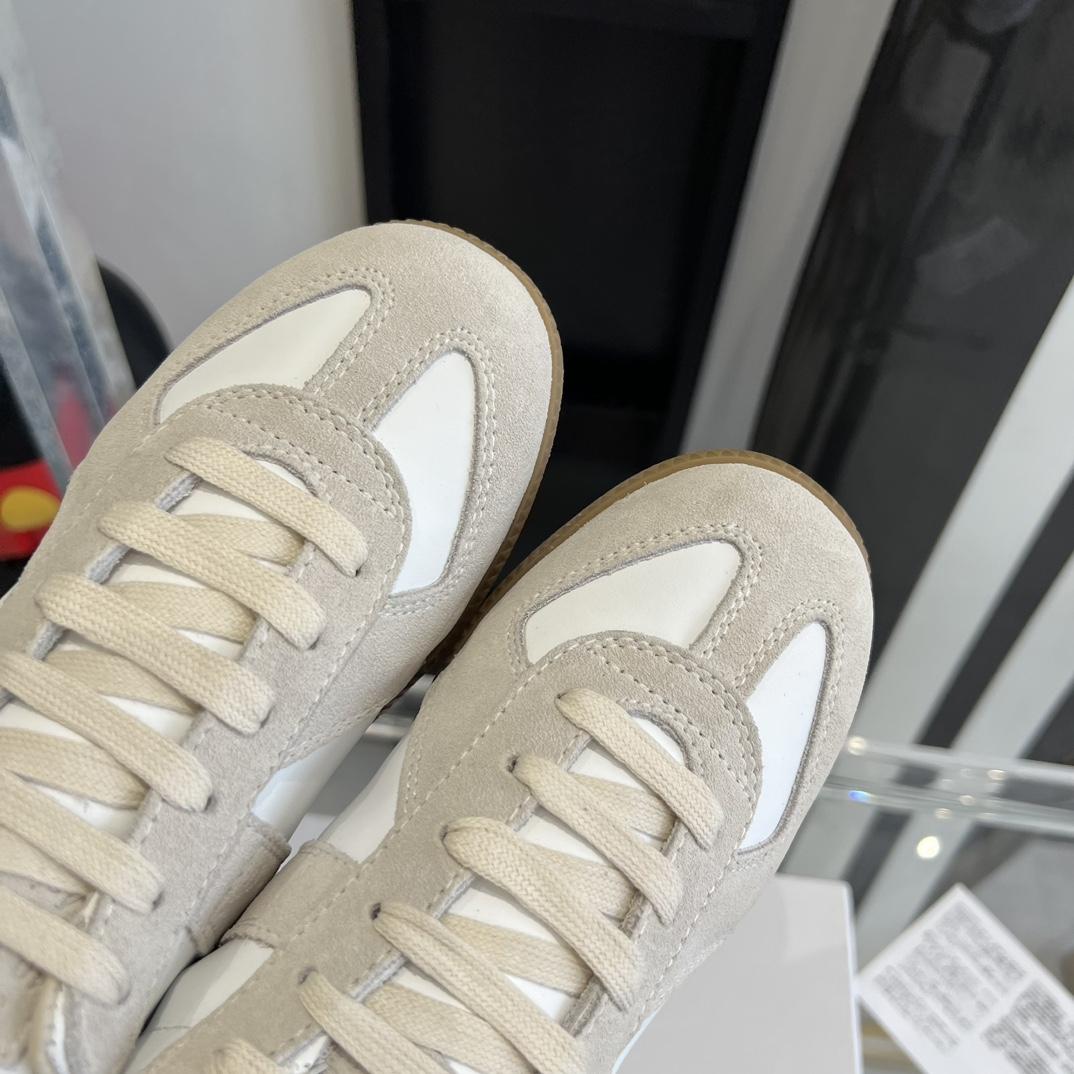 Maison Margiela Suede And Fabric Sneakers - PerfectKickZ