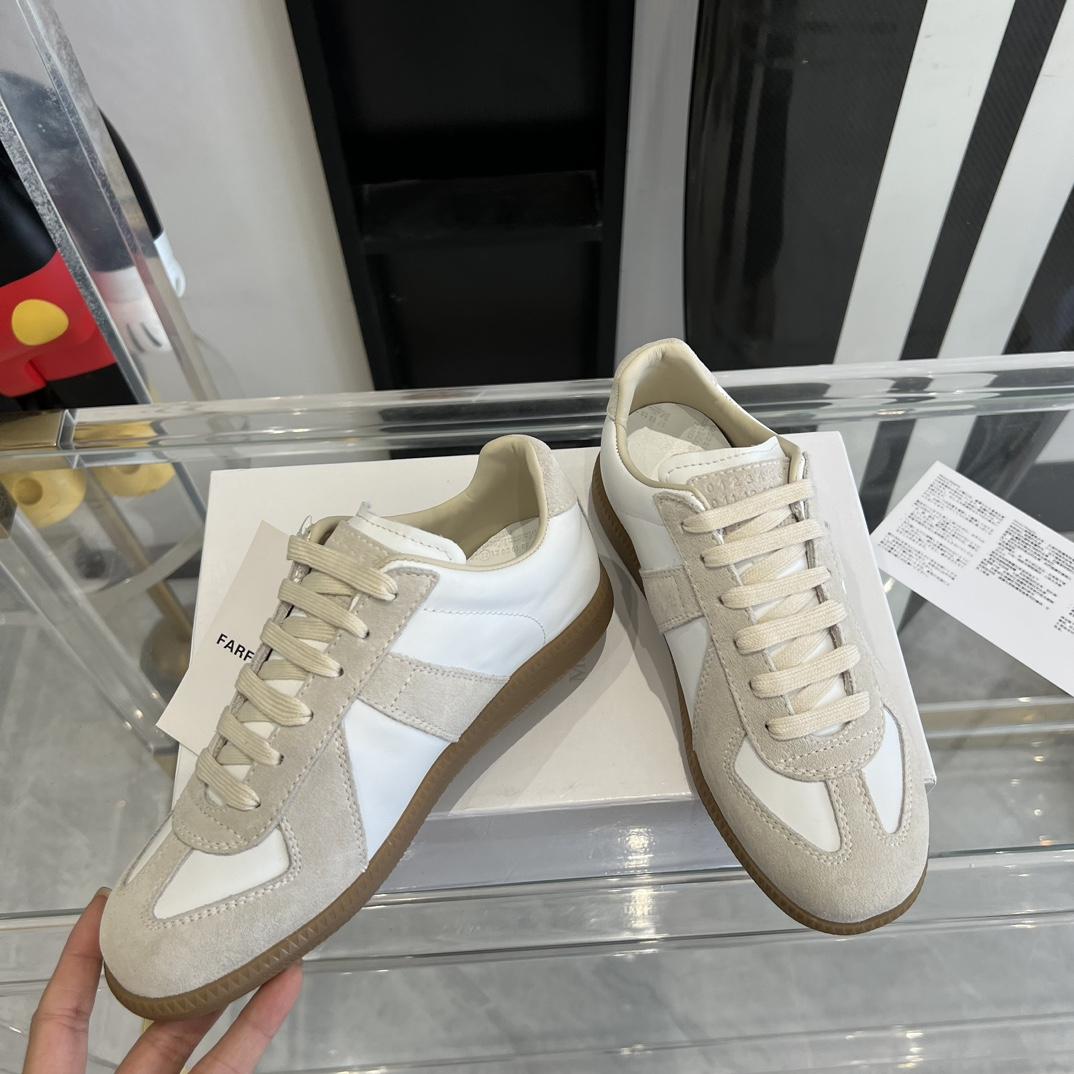 Maison Margiela Suede And Fabric Sneakers - PerfectKickZ