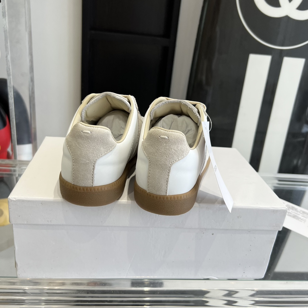 Maison Margiela Suede And Fabric Sneakers - PerfectKickZ