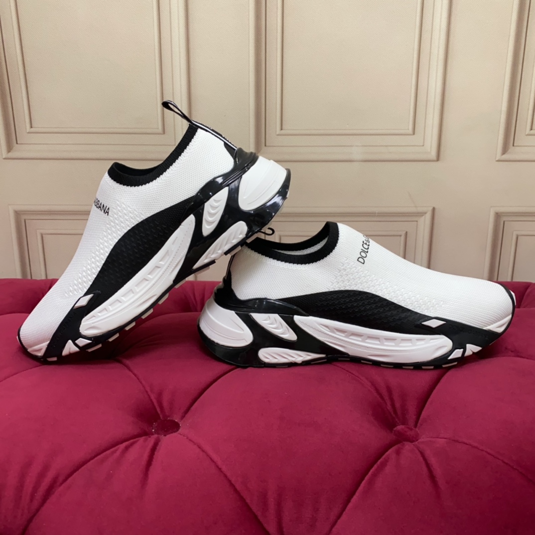 Dolce & Gabbana Stretch Mesh Fast Sneaker 'White' - PerfectKickZ