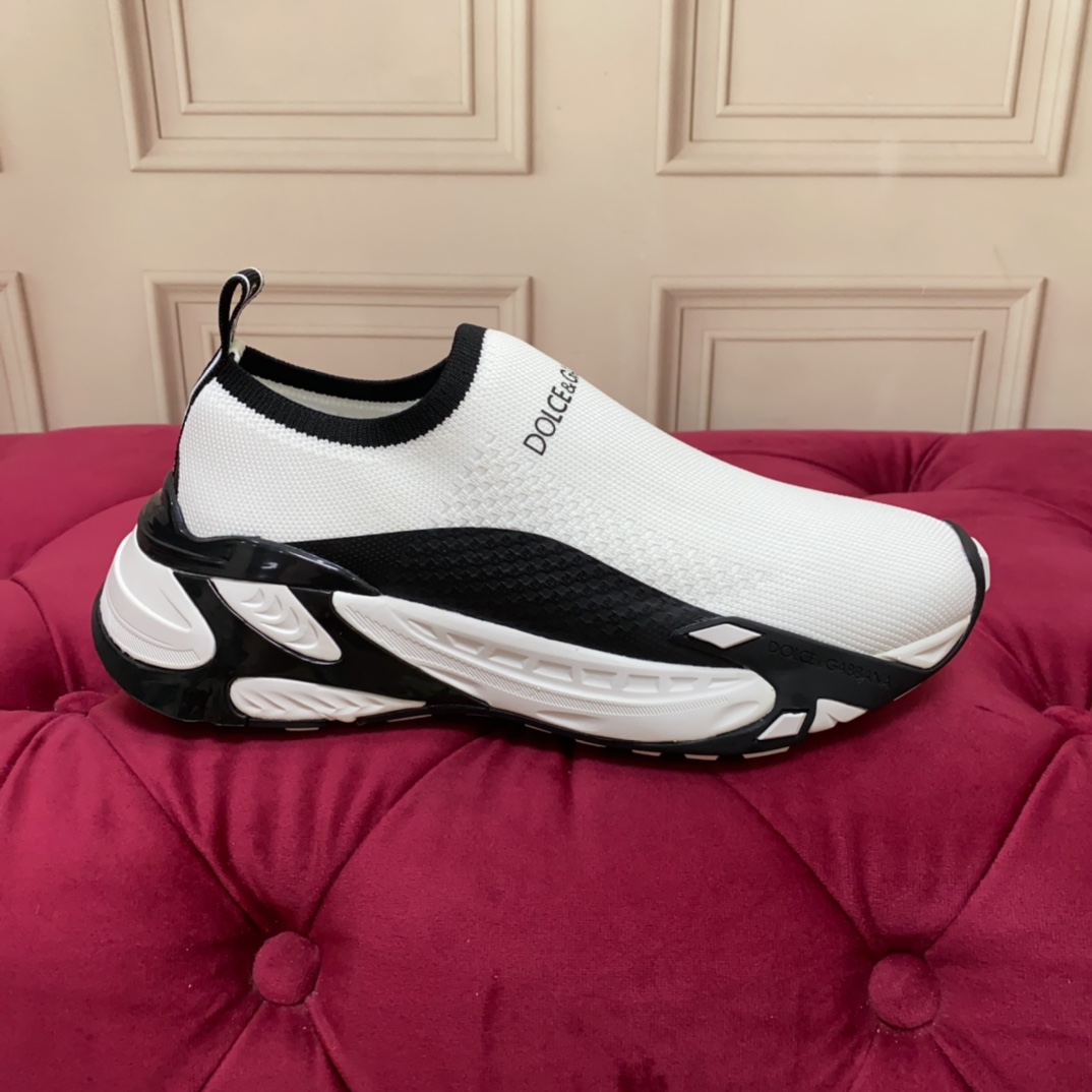 Dolce & Gabbana Stretch Mesh Fast Sneaker 'White' - PerfectKickZ