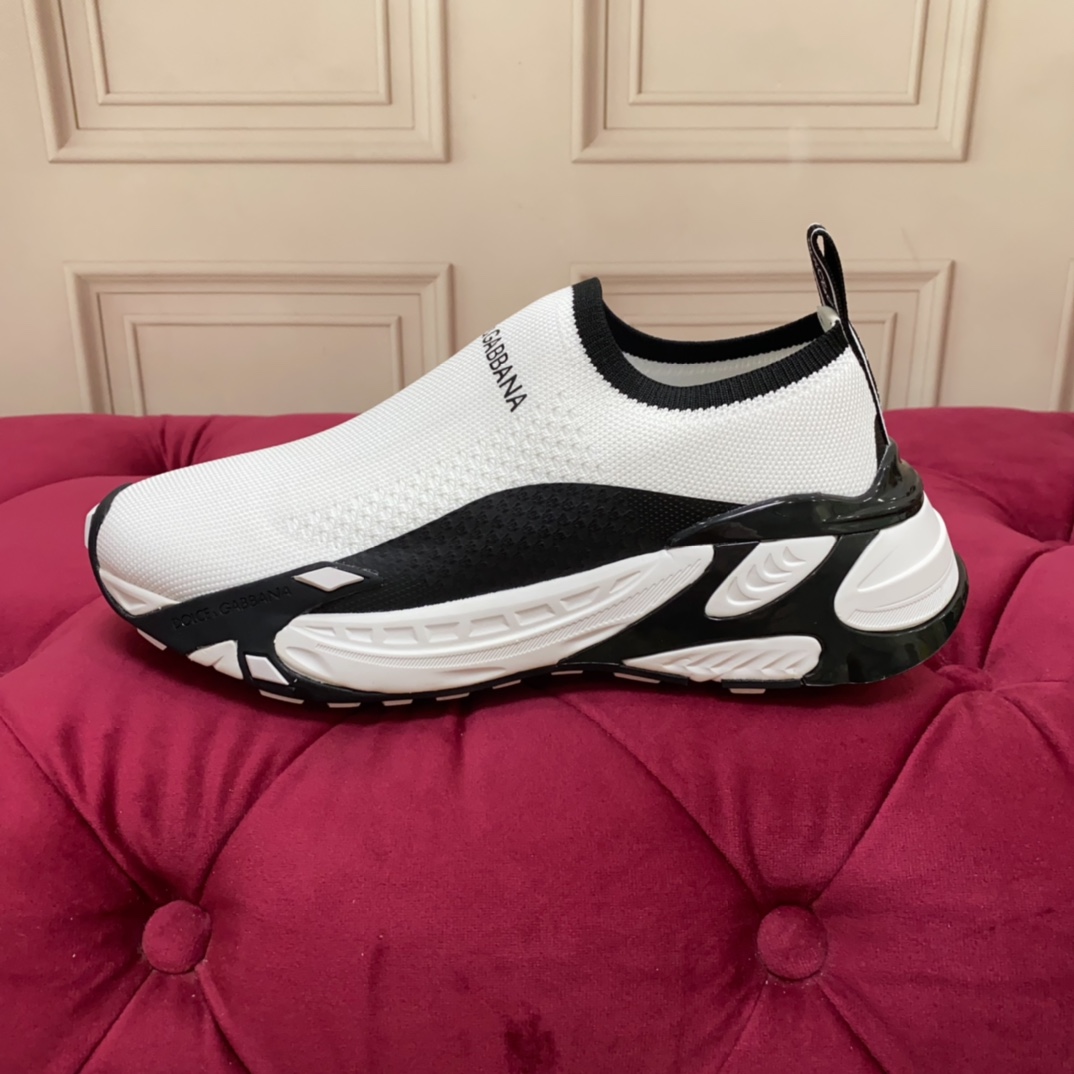 Dolce & Gabbana Stretch Mesh Fast Sneaker 'White' - PerfectKickZ