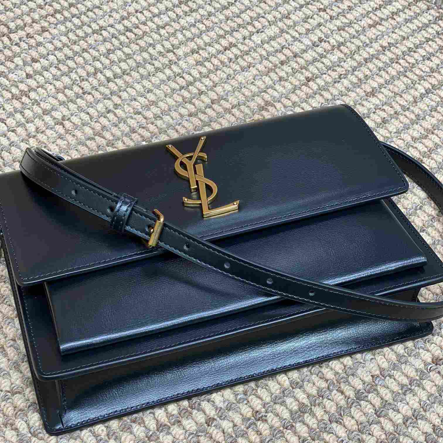 Saint Laurent Women Sunset Medium Leather Shoulder Bag （25*18*7cm） - PerfectKickZ