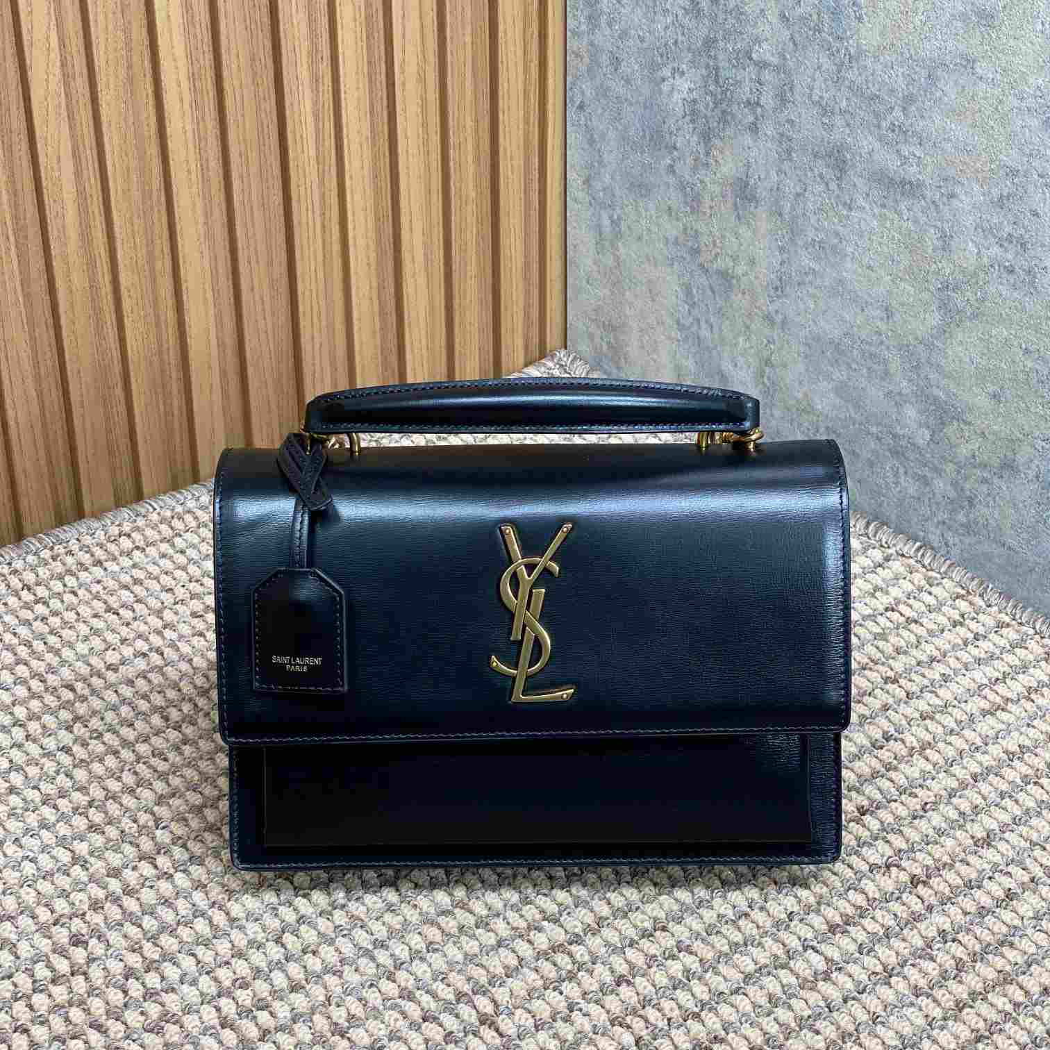 Saint Laurent Women Sunset Medium Leather Shoulder Bag （25*18*7cm） - PerfectKickZ