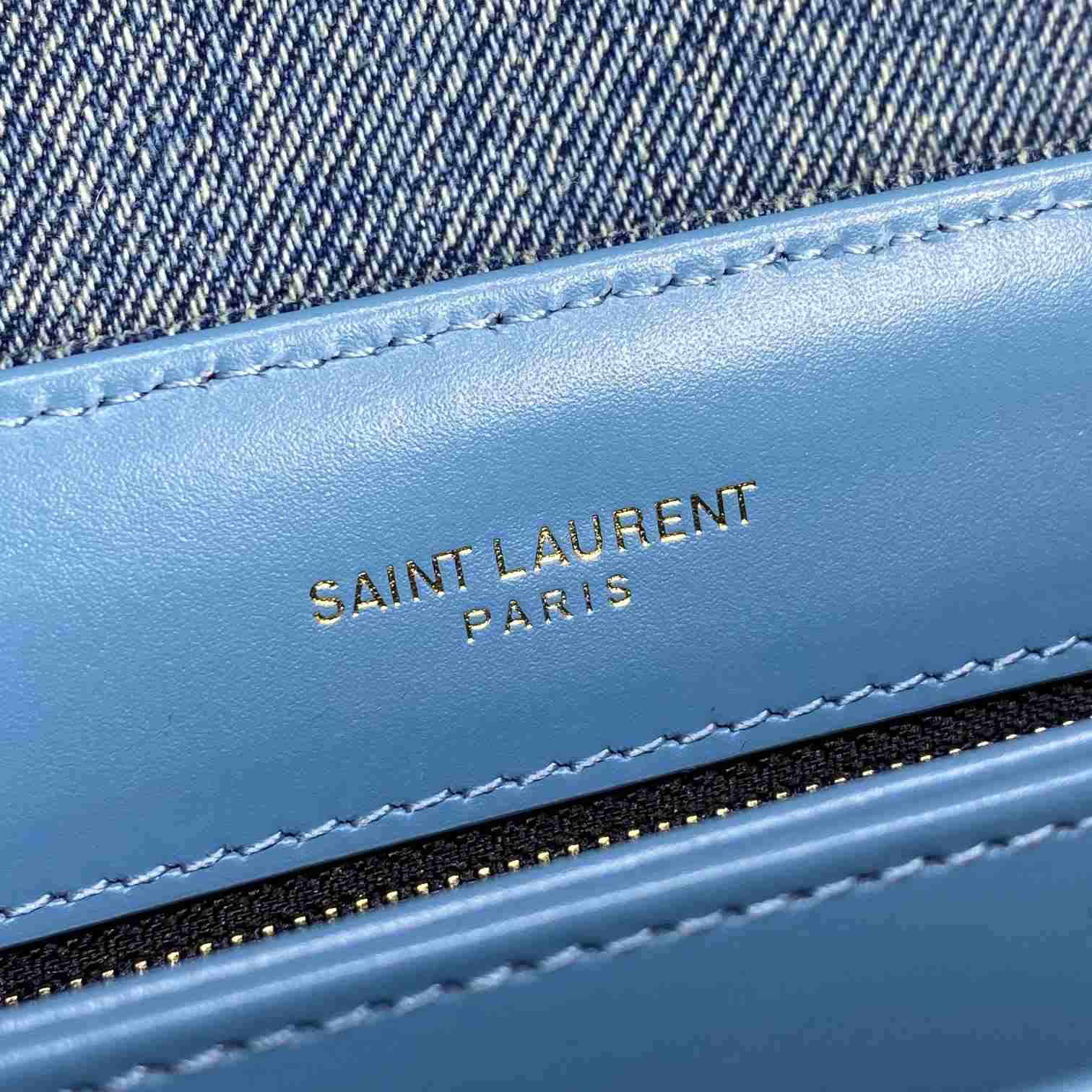 Saint Laurent Denim Shoulder Bag （0x7x15cm） - PerfectKickZ