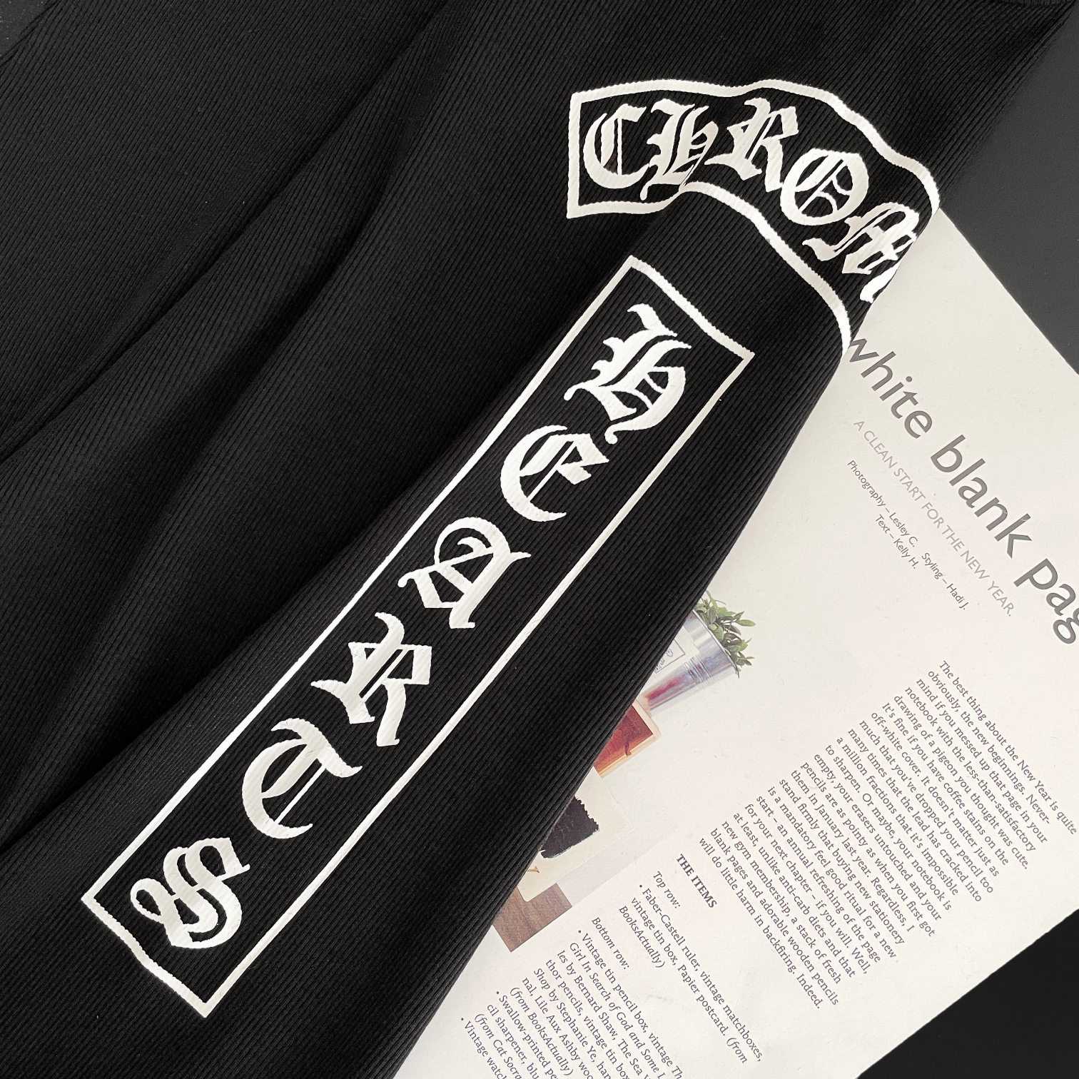 Chrome Hearts Black Vertical Logo Tank Top - PerfectKickZ